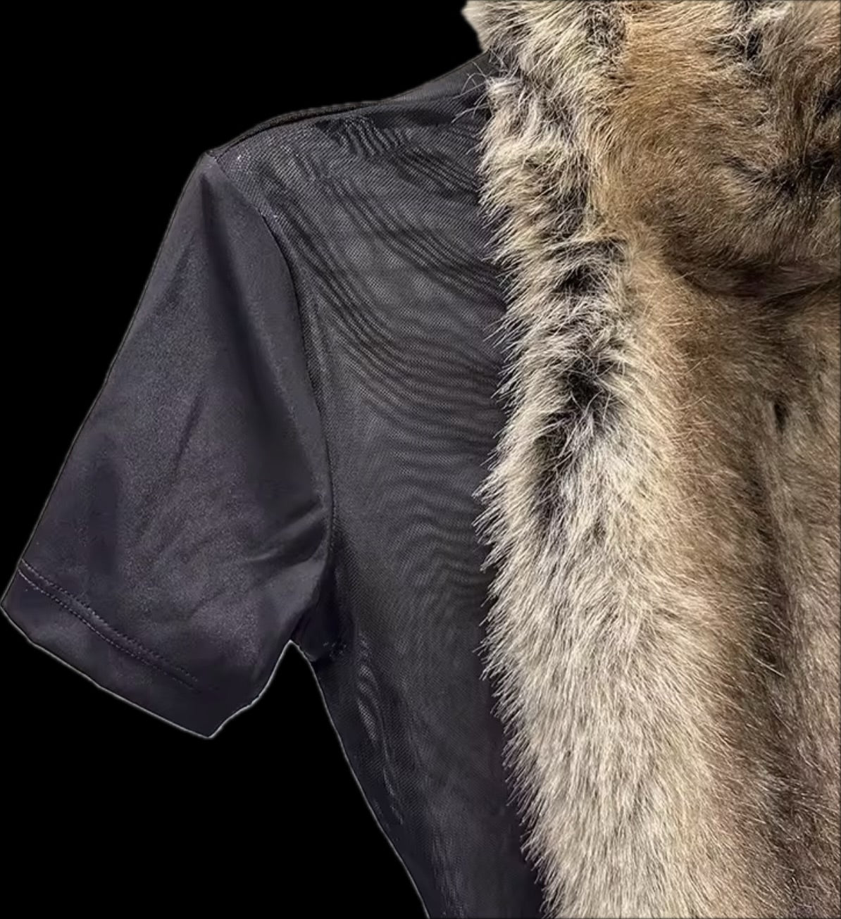 Faux Fur Bodysuit