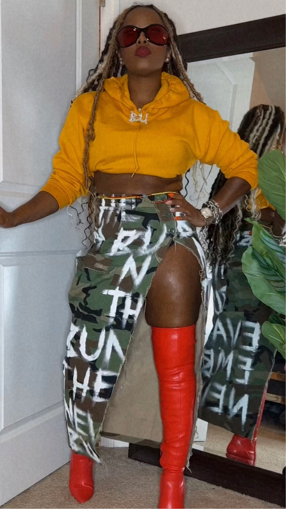 Custom Me Army Fatigue Skirt