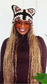 Meow Crochet Beanie