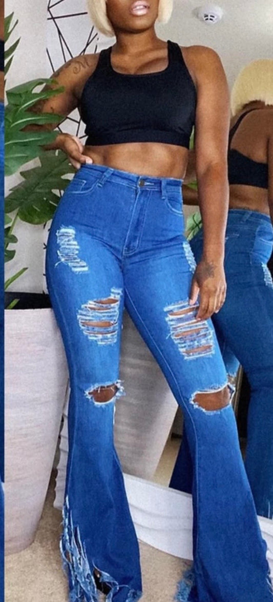 Denim Extendo Flare Leg