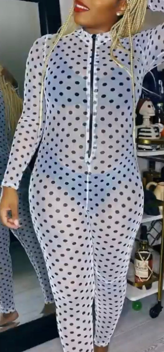 Poka Dot Jumpsuit