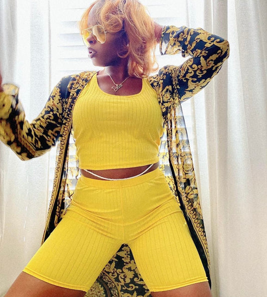 Yellow To Say Short Set