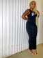Thou Shalt BU Ribbed Dress