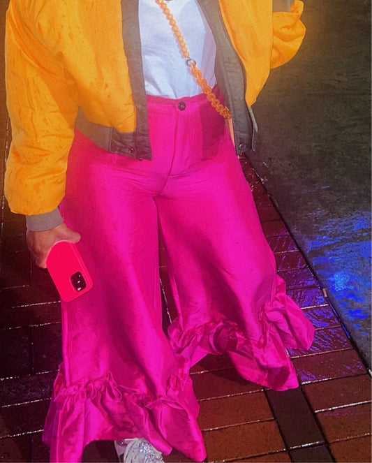 Flare Me In Colors Wide Leg Pants
